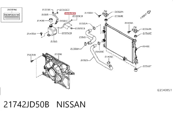  21742JD50B Nissan/Infiniti