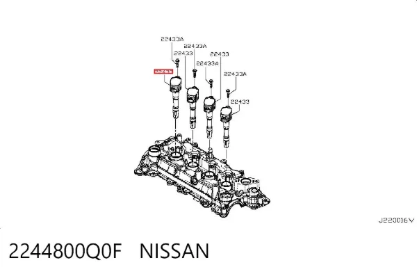 Катушка зажигания 2244800Q0F Nissan/Infiniti