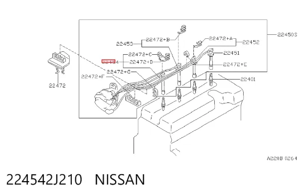  224542J210 Nissan/Infiniti