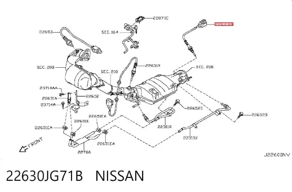  22630JG71B Nissan/Infiniti
