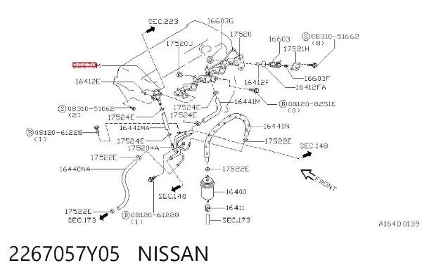 2267057Y05 Nissan/Infiniti