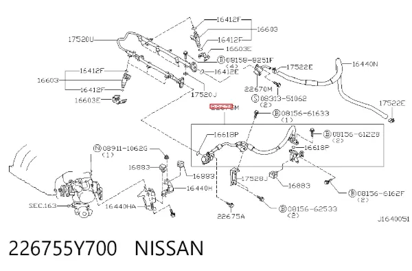  226755Y700 Nissan/Infiniti