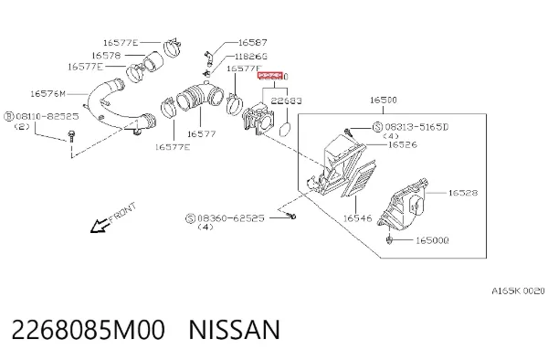 ДМРВ 2268085M00 Nissan/Infiniti