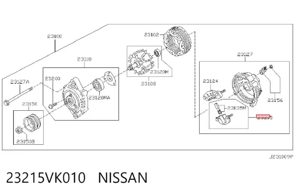  23215VK010 Nissan/Infiniti