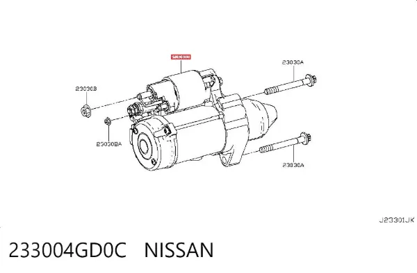 Стартер 233004GD0C Nissan/Infiniti