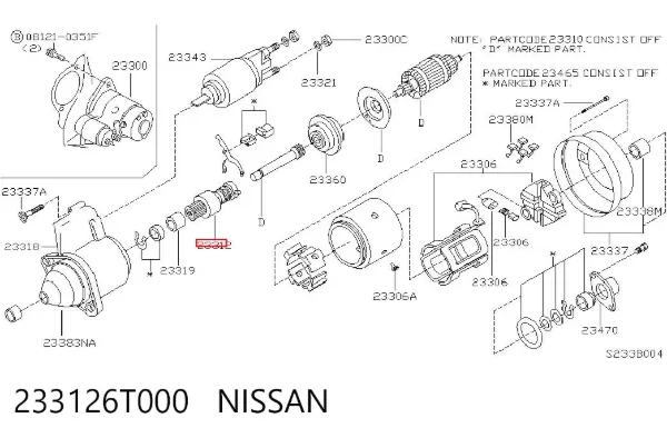  233126T000 Nissan/Infiniti