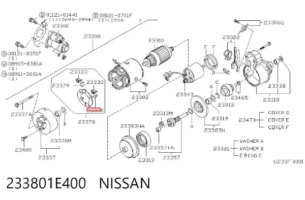  233801E400 Nissan/Infiniti