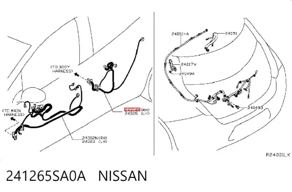  241265SA0A Nissan/Infiniti