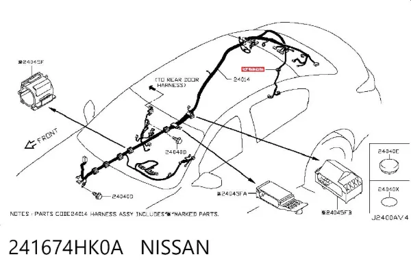  241674HK0A Nissan/Infiniti