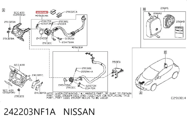  242203NF1A Nissan/Infiniti