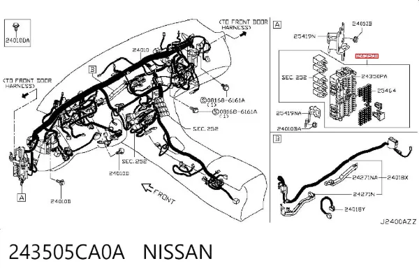  243505CA0A Nissan/Infiniti