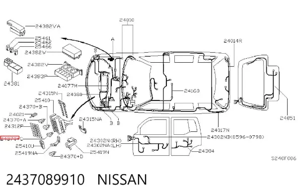  2437089910 Nissan/Infiniti