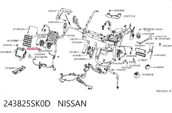  243825SK0D Nissan/Infiniti
