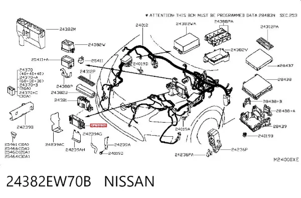  24382EW70B Nissan/Infiniti