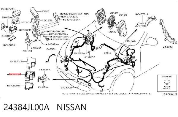  24384JL00A Nissan/Infiniti