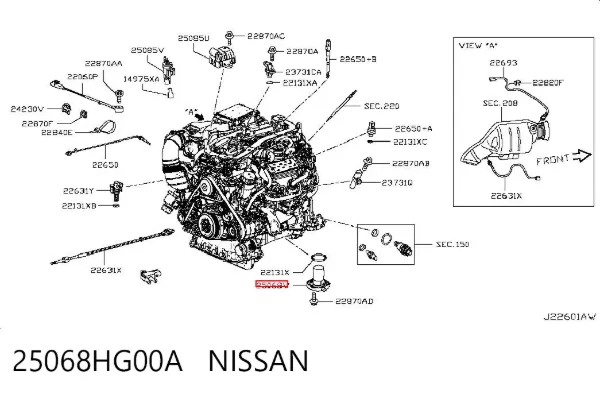  25068HG00A Nissan/Infiniti