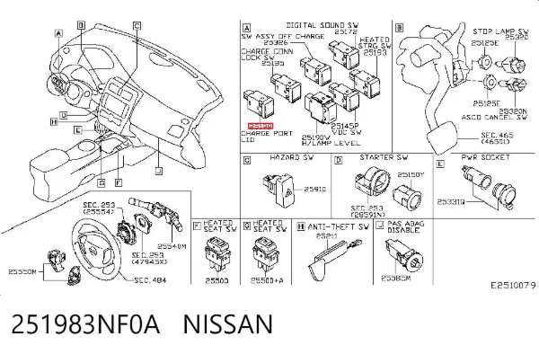  251983NF0A Nissan/Infiniti