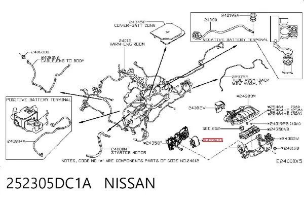  252305DC1A Nissan/Infiniti