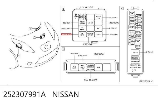  252307991A Nissan/Infiniti