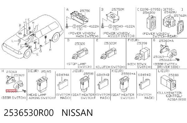  2536530R00 Nissan/Infiniti