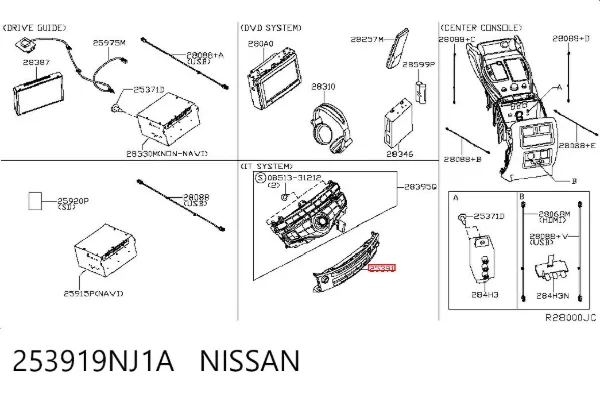 253919NJ1A Nissan/Infiniti