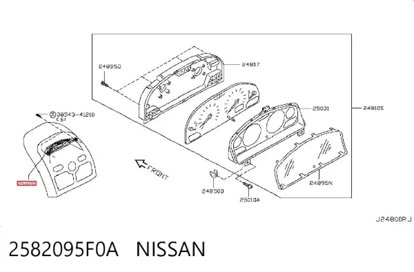  2582095F0A Nissan/Infiniti