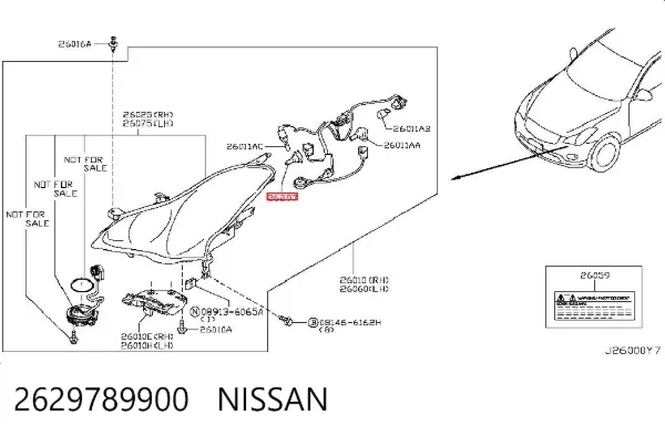  2629789900 Nissan/Infiniti