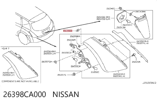  26398CA000 Nissan/Infiniti