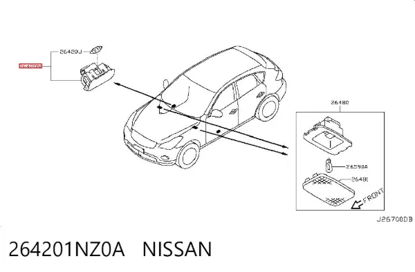  264201NZ0A Nissan/Infiniti