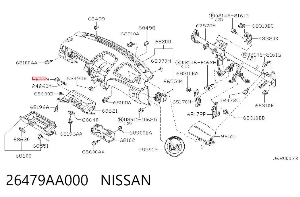  26479AA000 Nissan/Infiniti