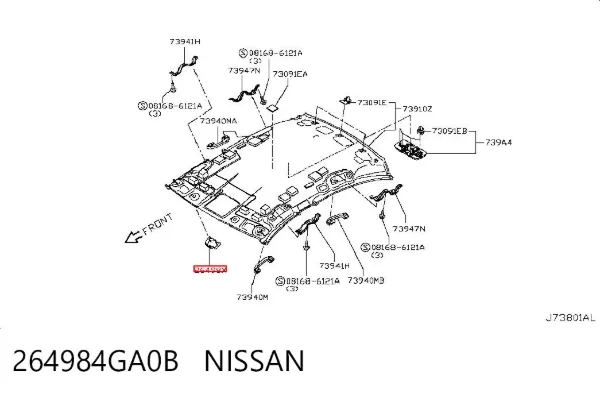  264984GA0B Nissan/Infiniti