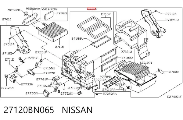  27120BN065 Nissan/Infiniti