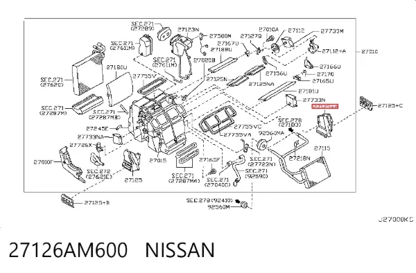  27126AM600 Nissan/Infiniti