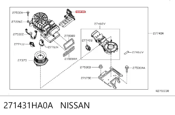  271431HA0A Nissan/Infiniti