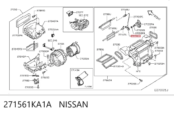  271561KA1A Nissan/Infiniti