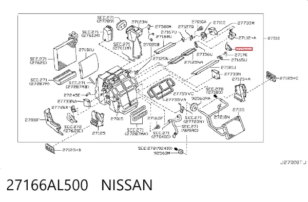  27166AL500 Nissan/Infiniti