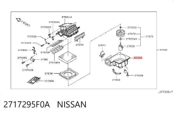  2717295F0A Nissan/Infiniti