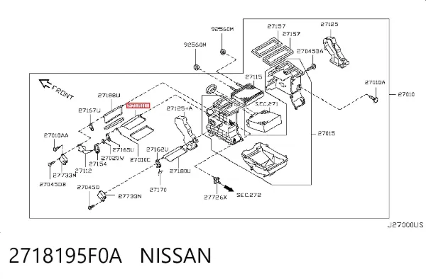  2718195F0A Nissan/Infiniti