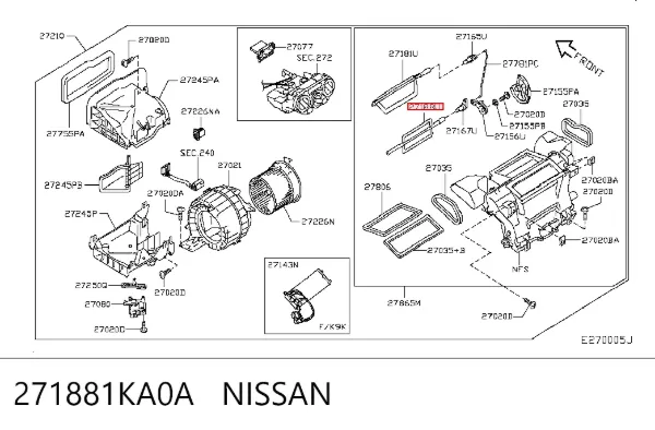  271881KA0A Nissan/Infiniti