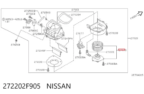  272202F905 Nissan/Infiniti