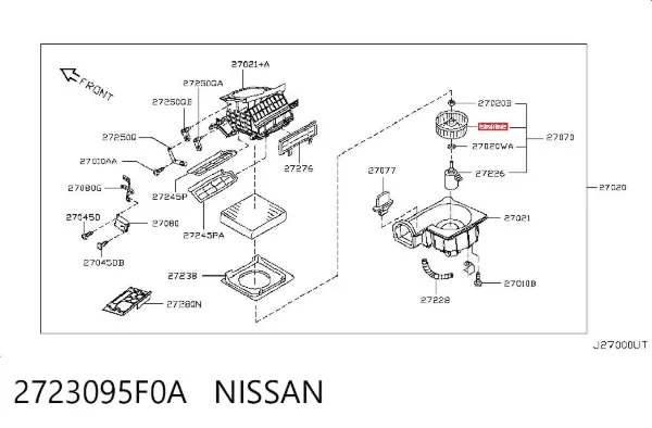  2723095F0A Nissan/Infiniti