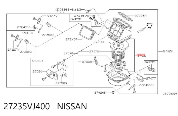  27235VJ400 Nissan/Infiniti