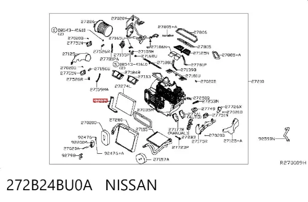  272B24BU0A Nissan/Infiniti