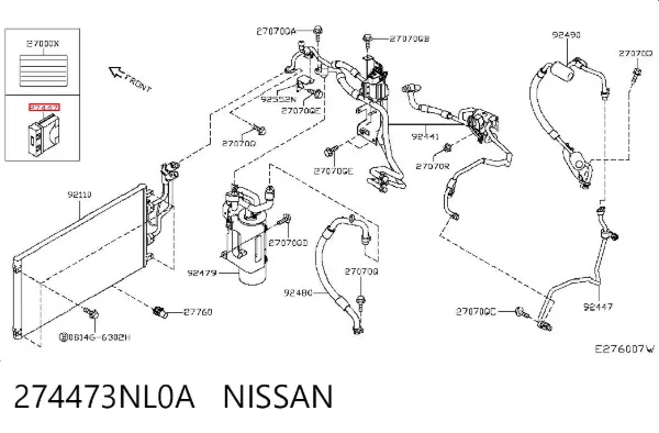  274473NL0A Nissan/Infiniti