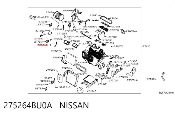  275264BU0A Nissan/Infiniti