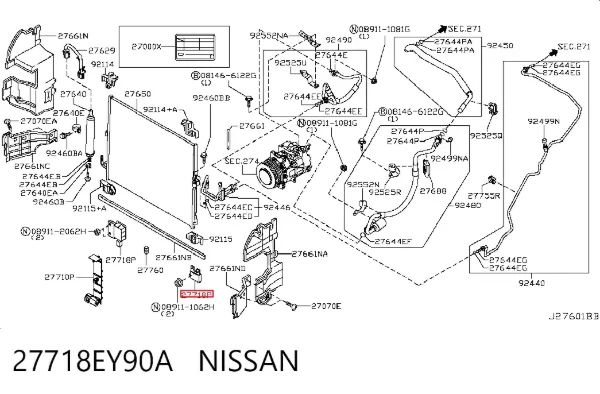 27718EY90A Nissan/Infiniti