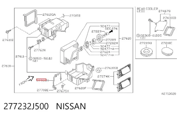  277232J500 Nissan/Infiniti