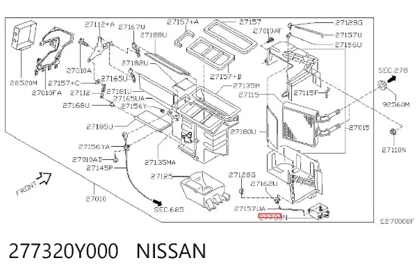  277320Y000 Nissan/Infiniti