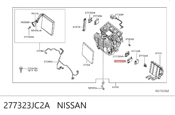  277323JC2A Nissan/Infiniti