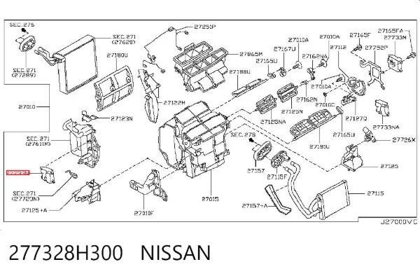  277328H300 Nissan/Infiniti